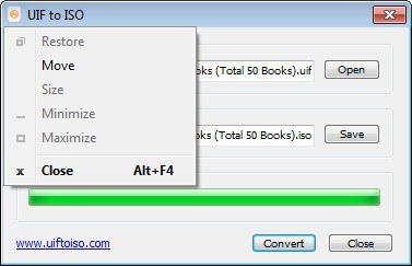 UIF to ISO - Screenshot #4