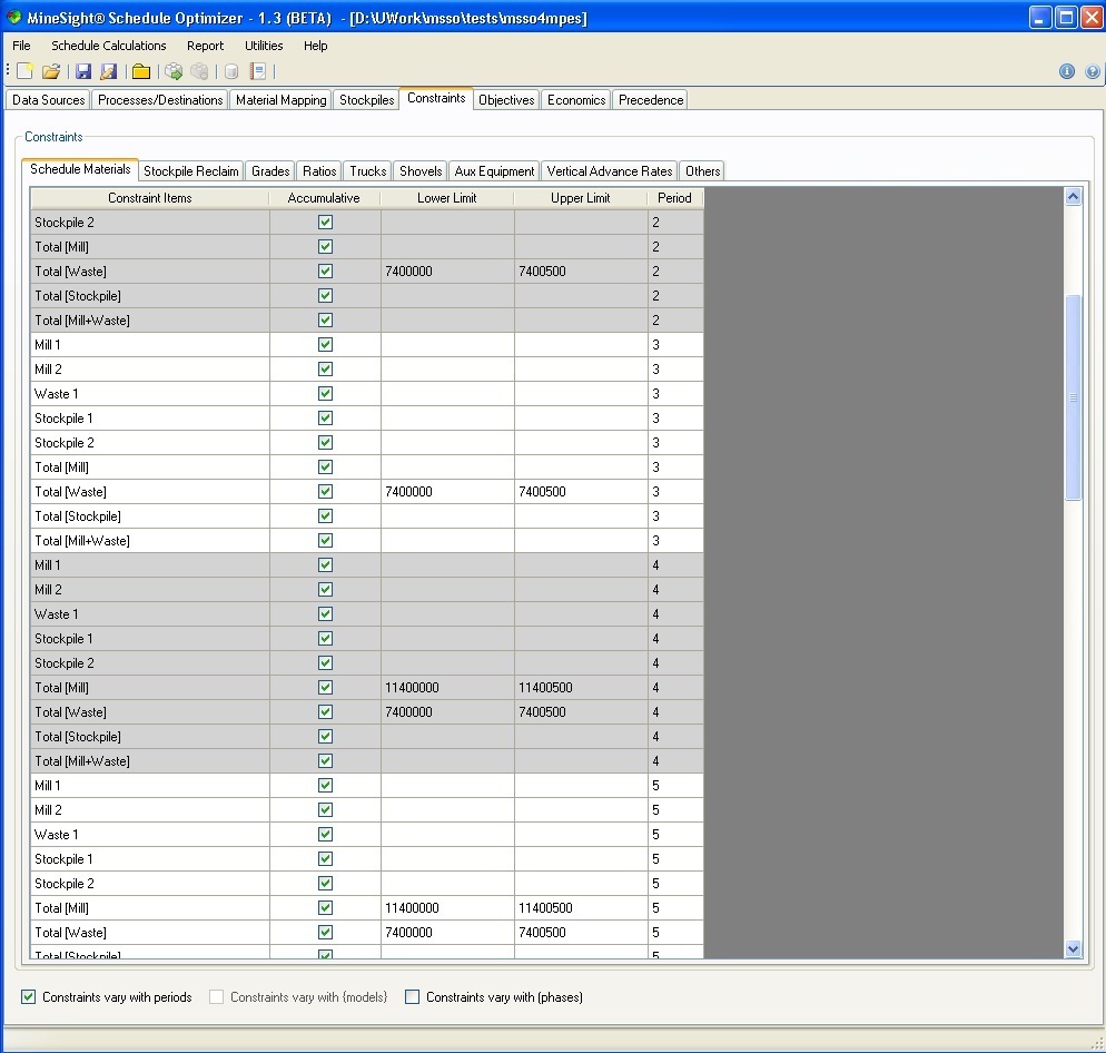 MineSight® Schedule Optimizer latest version - Get best Windows software