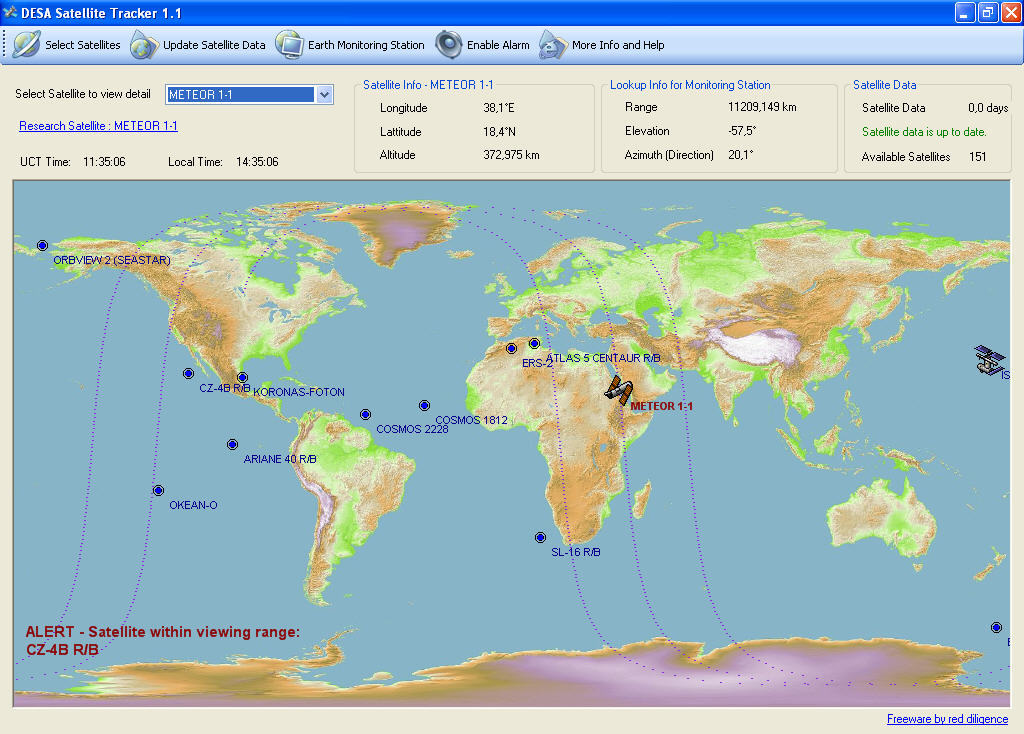 Desa Satellite Tracker latest version - Get best Windows software