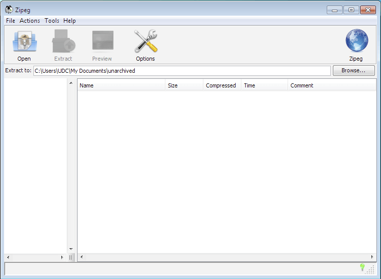 Zipeg - Screenshot #1