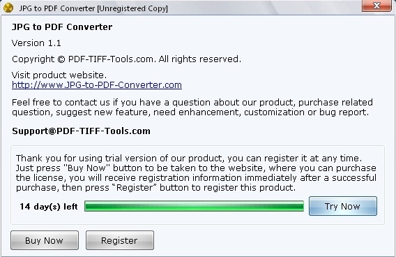 JPG to PDF Converter - Screenshot #1