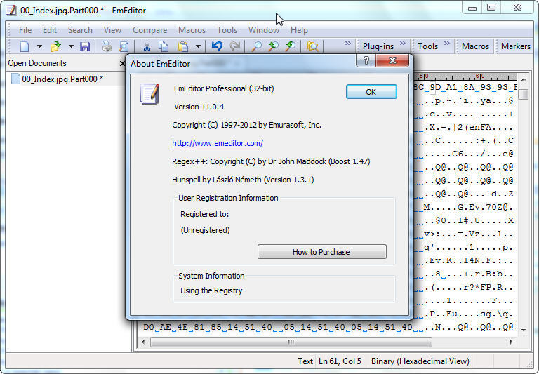 download the new version for windows EmEditor Professional 23.0.3