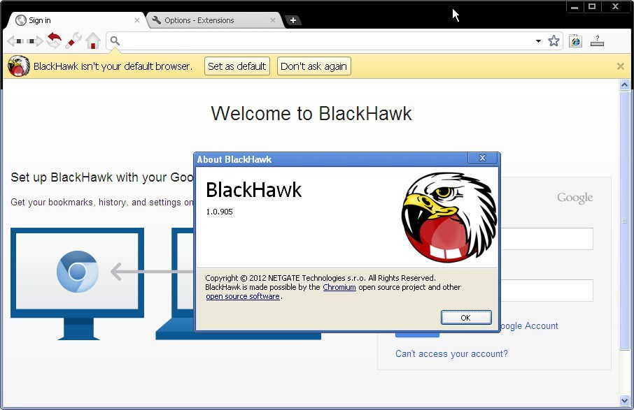BlackHawk Web Browser - Screenshot #21