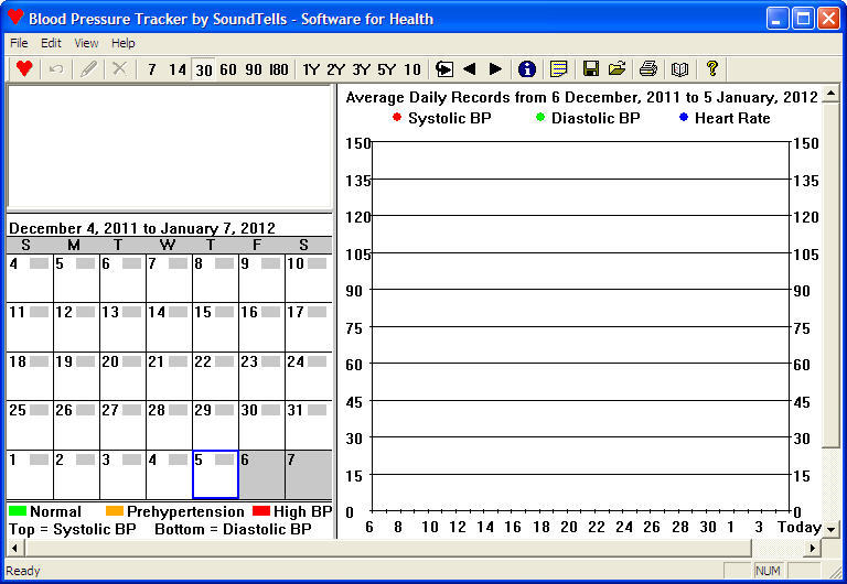 Blood Pressure Tracker - Screenshot #1