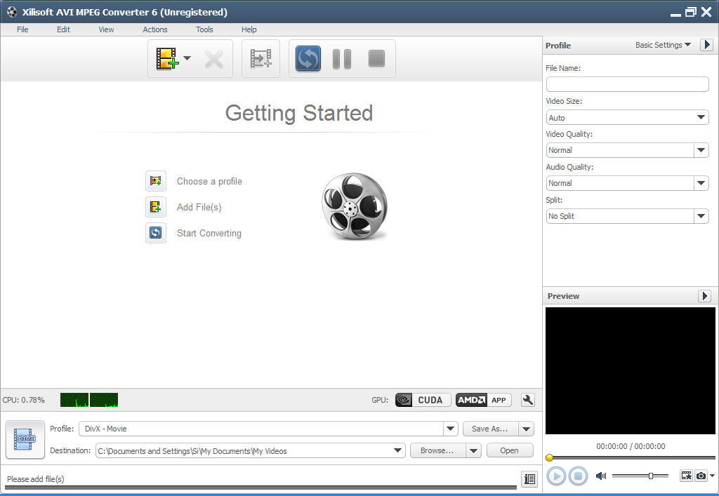 Xilisoft AVI MPEG Converter - Screenshot #10