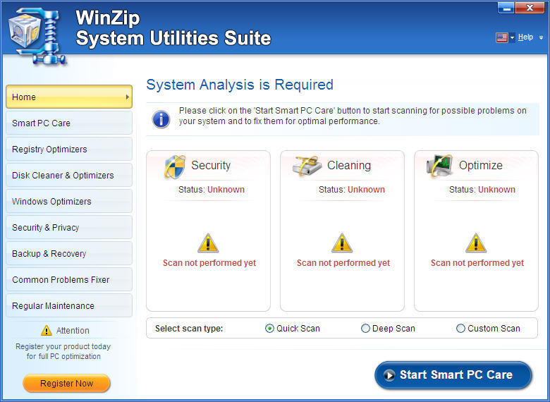 download the new WinZip System Utilities Suite 3.19.0.80