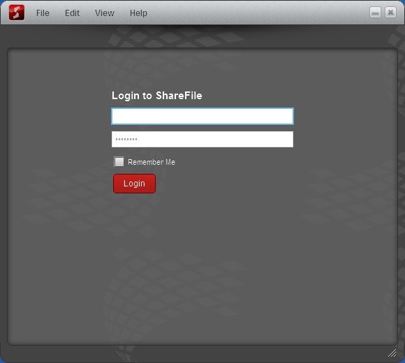 ShareFile Desktop Widget - Screenshot #1