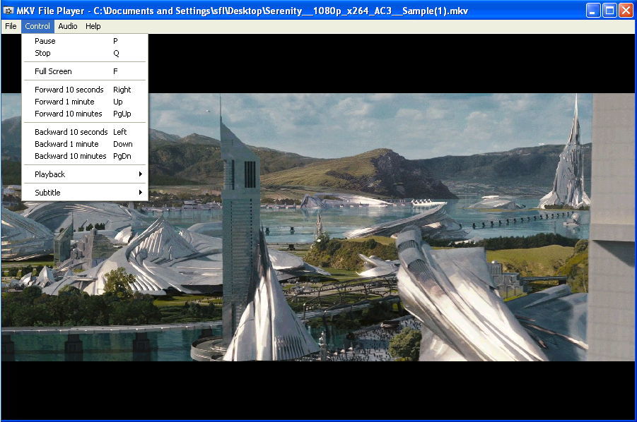 MKV File Player - Screenshot #1