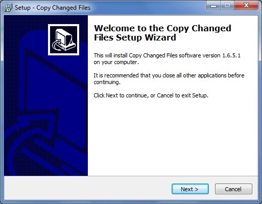 Copy Changed Files - Screenshot #1