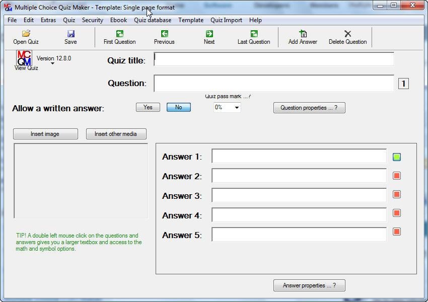 Multiple Choice Quiz Maker - Screenshot #19