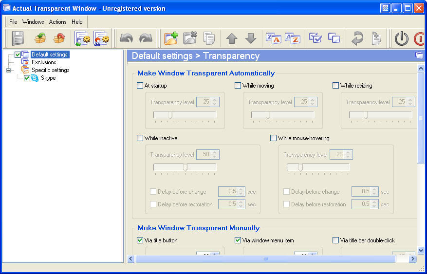 Program Transparent Actual Transparent Window download for free - SoftDeluxe