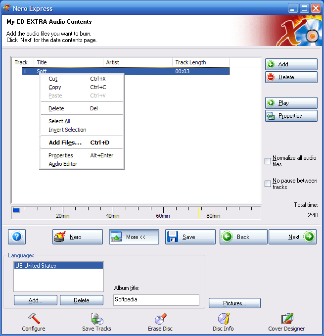 Nero Burning ROM - Screenshot #14