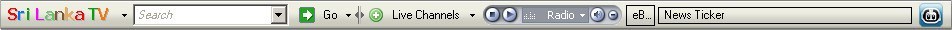 Sri Lanka TV Channels Toolbar - Screenshot #1