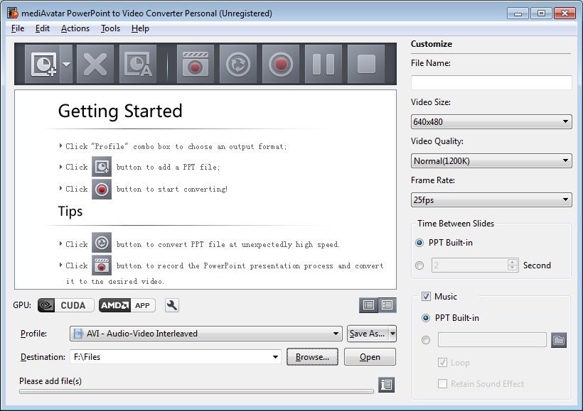 mediAvatar PowerPoint to Video Converter Personal - Screenshot #5