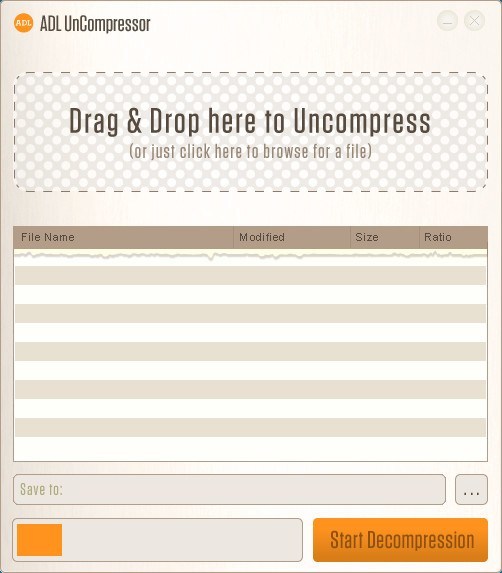 ADL Uncompressor - Screenshot #3