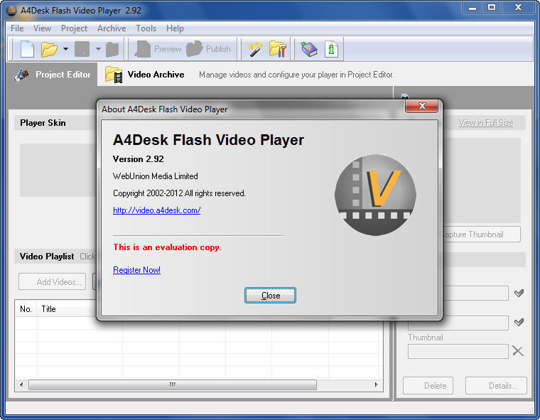 A4Desk Flash Video Player download for free - SoftDeluxe