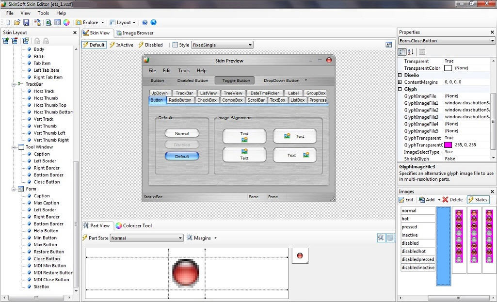 SkinSoft VisualStyler.Net - Screenshot #3