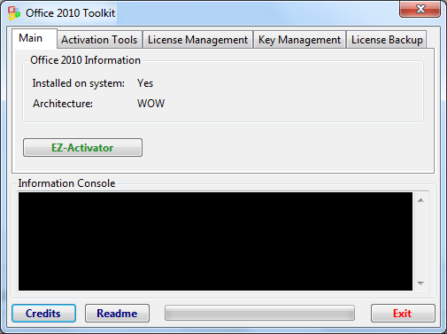 Microsoft toolkit как активировать office 2010