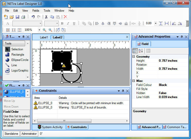 NETira Label Designer download for free SoftDeluxe