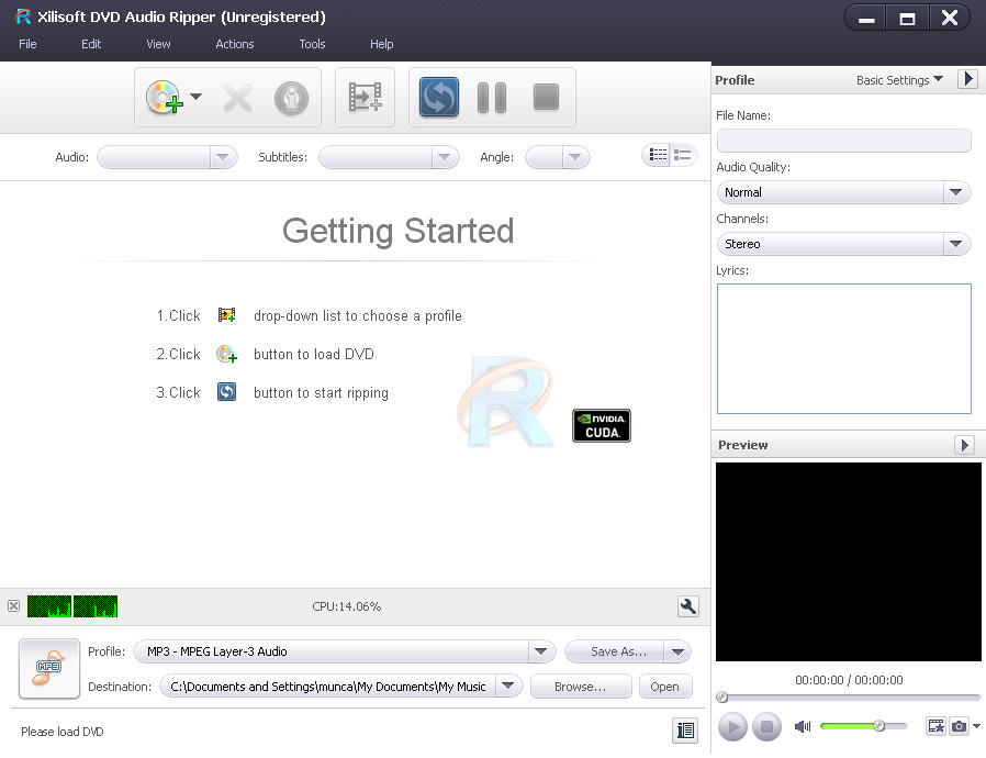Xilisoft DVD Audio Ripper - Screenshot #6