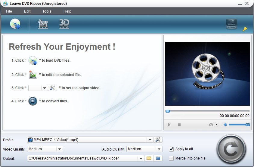 leawo free dvd ripper