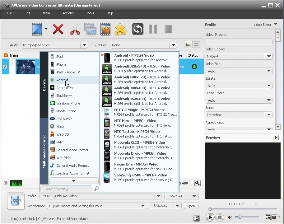 AVCWare Video Converter Ultimate - Screenshot #16