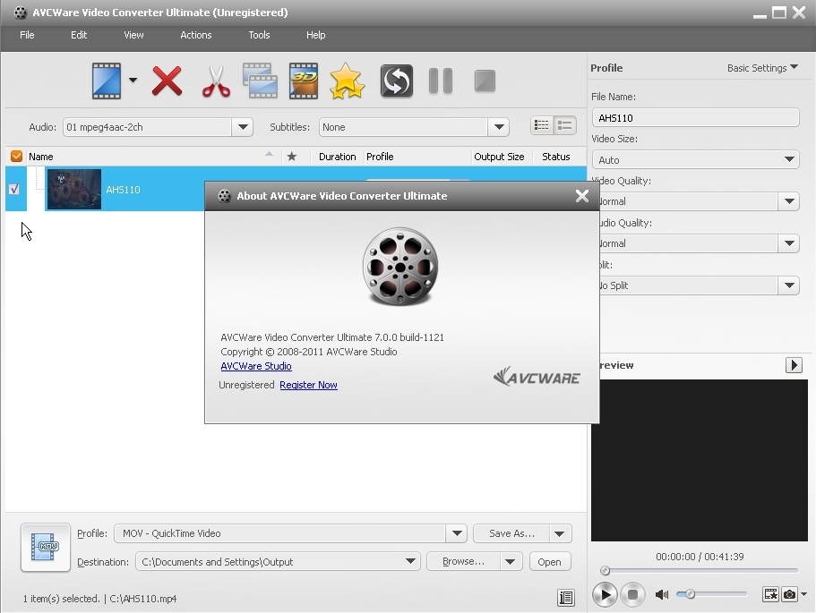 AVCWare Video Converter Ultimate - Screenshot #14