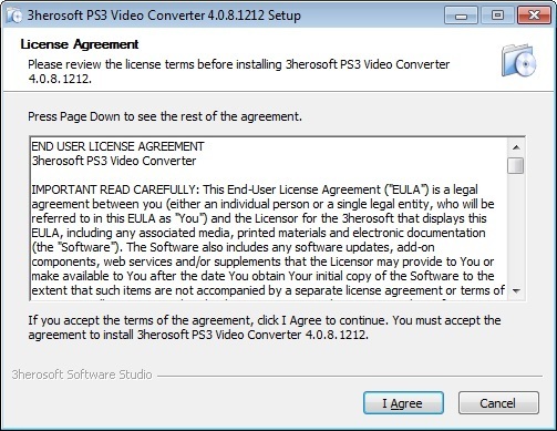 3herosoft PS3 Video Converter - Screenshot #5