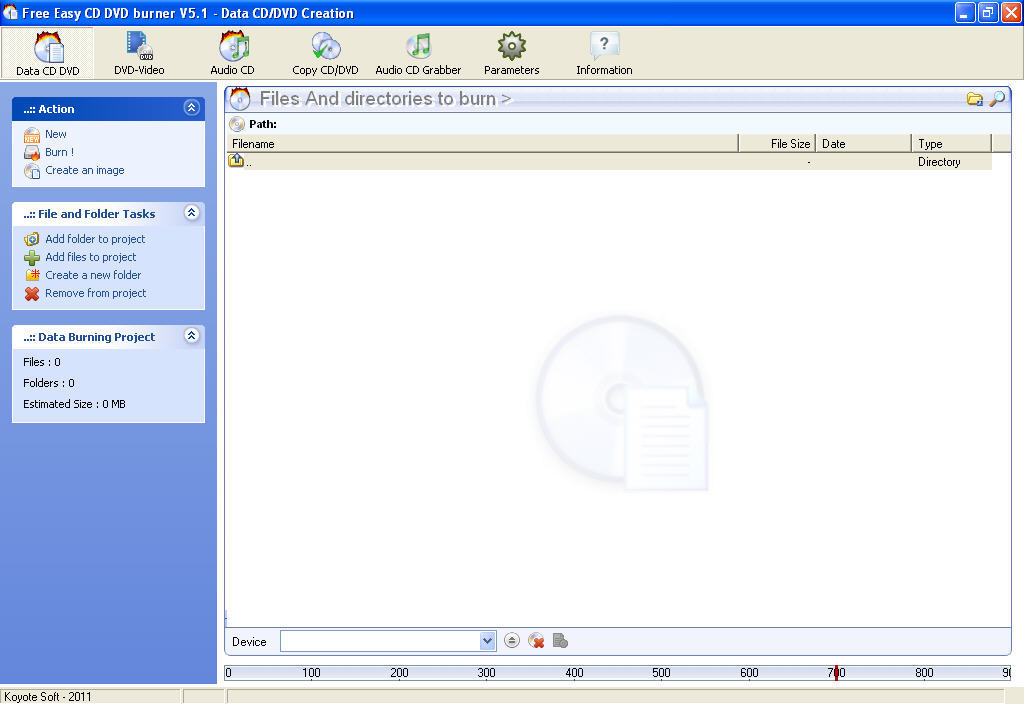 Free Easy Burner - Screenshot #2