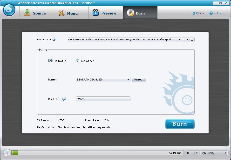Wondershare DVD Creator - Screenshot #21
