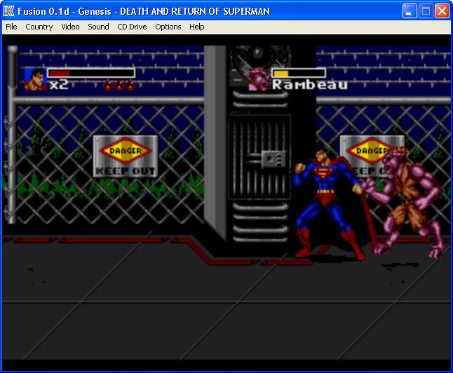 Deathand Returnof Superman The - Screenshot #1