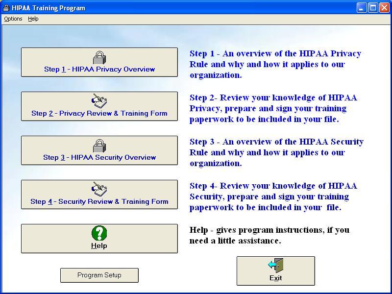 HIPAA Training Program download for free - SoftDeluxe