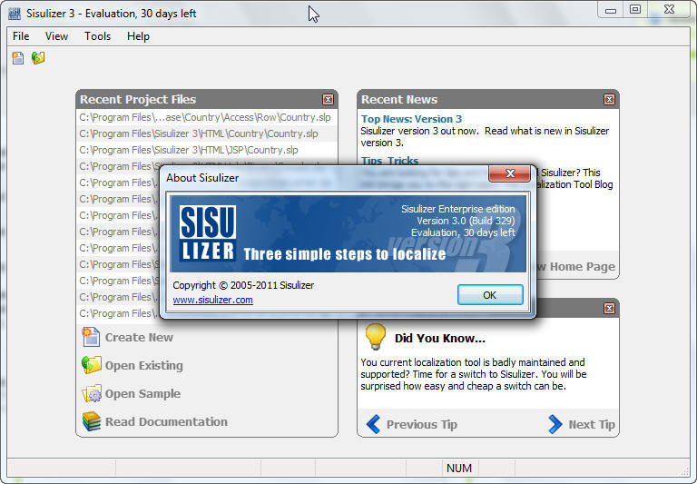Sisulizer - Screenshot #2