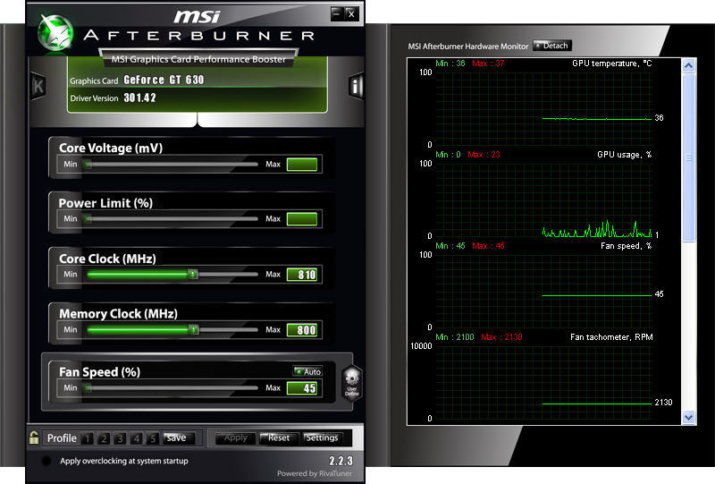 MSI Afterburner - Screenshot #11