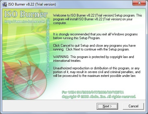 ISO Burner - Screenshot #1