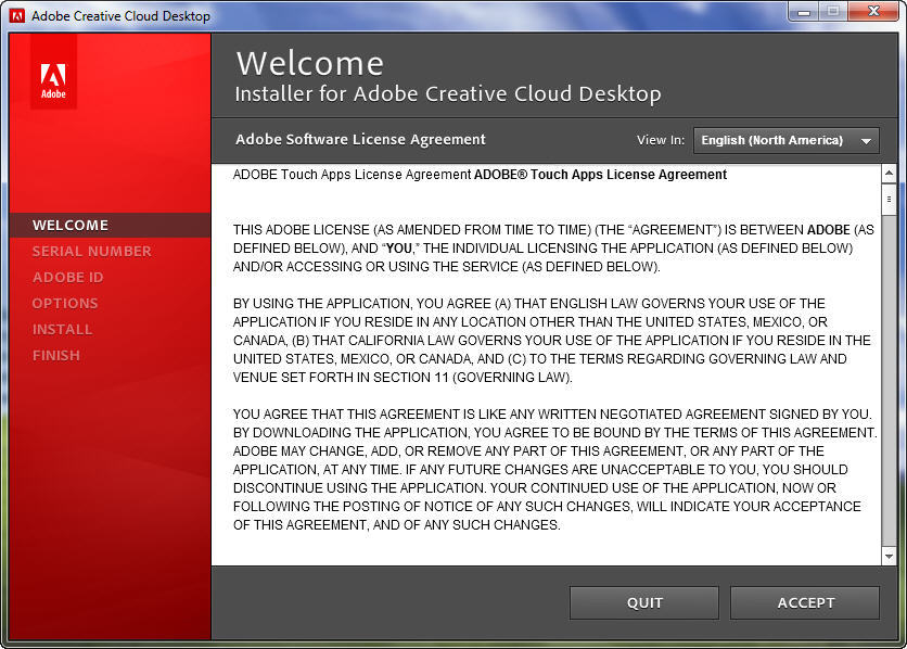 adobe creative cloud install folder