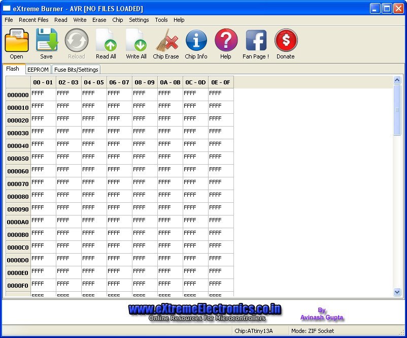 eXtreme Burner - AVR - Screenshot #2