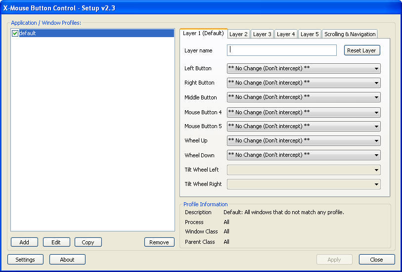 X-Mouse Button Control - Screenshot #7