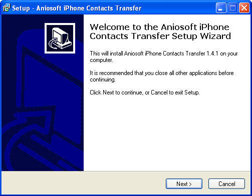 Aniosoft iPhone Contacts Transfer - Screenshot #3