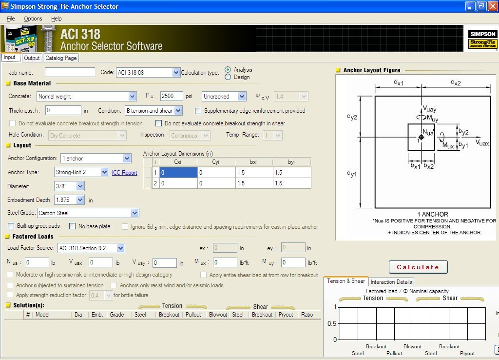 Anchor Selector for ACI 318 download for free SoftDeluxe