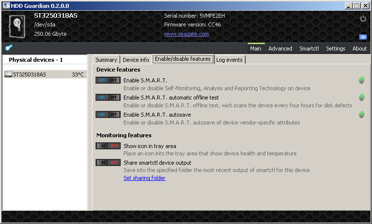 HDD Guardian - Screenshot #10