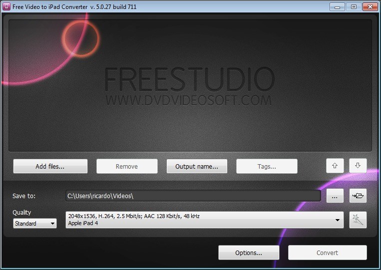 Free Video to iPad Converter - Screenshot #4