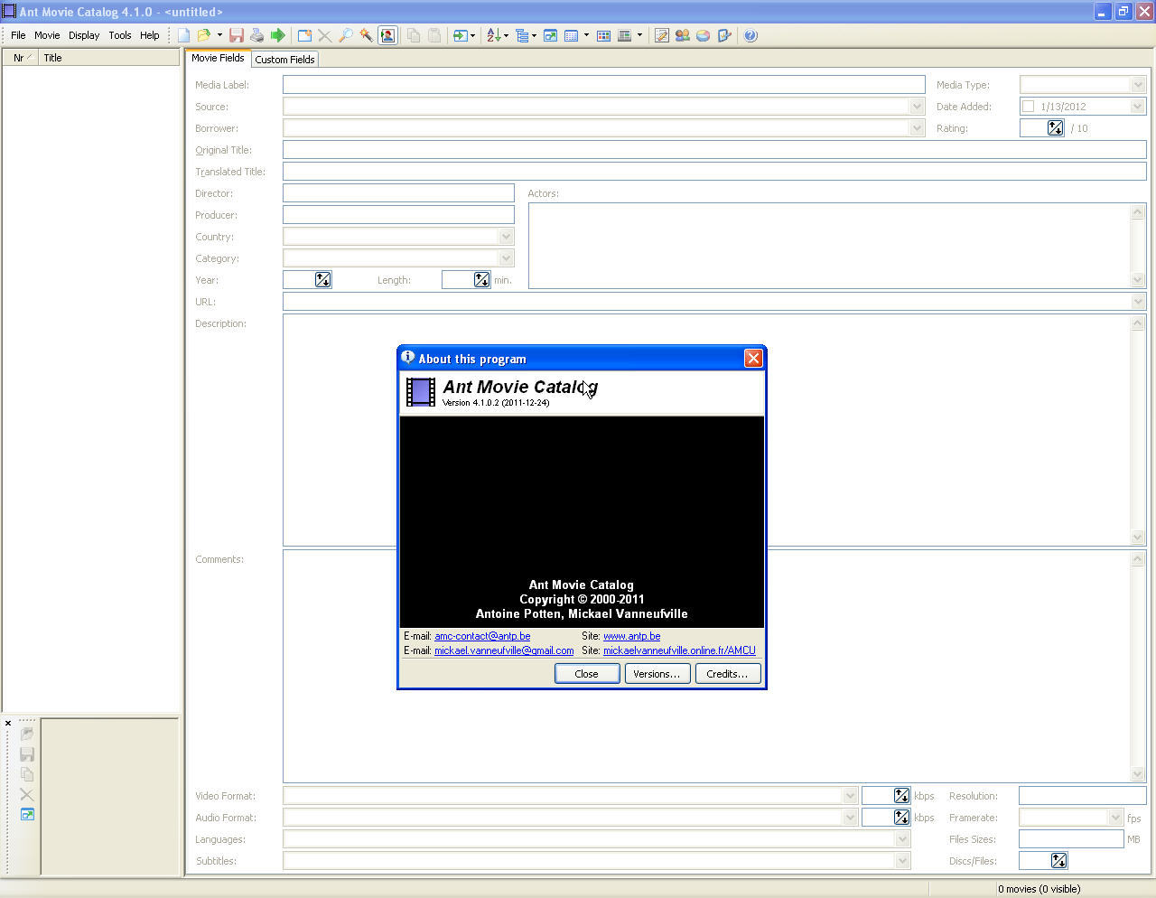 Ant Movie Catalog - Screenshot #8