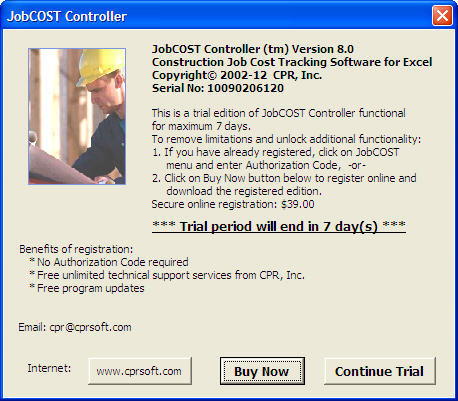 JobCOST Controller - Screenshot #3