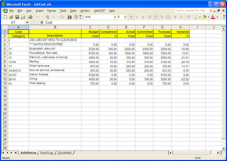 JobCOST Controller - Screenshot #2