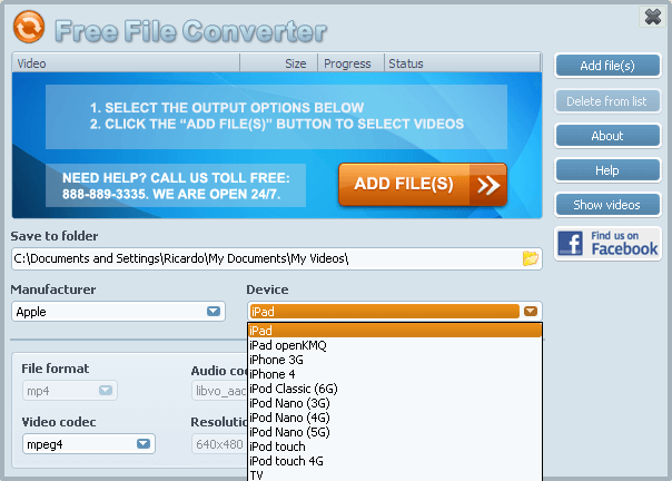Free File Converter - Screenshot #2