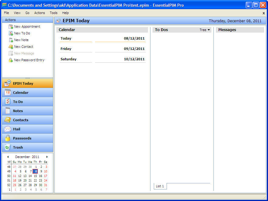 EssentialPIM Pro 11.6.5 download the new version for android