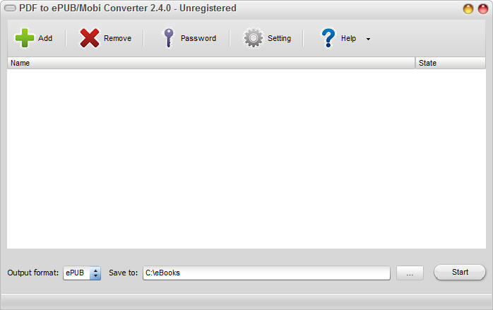 PDF to ePUB/Mobi Converter - Screenshot #6