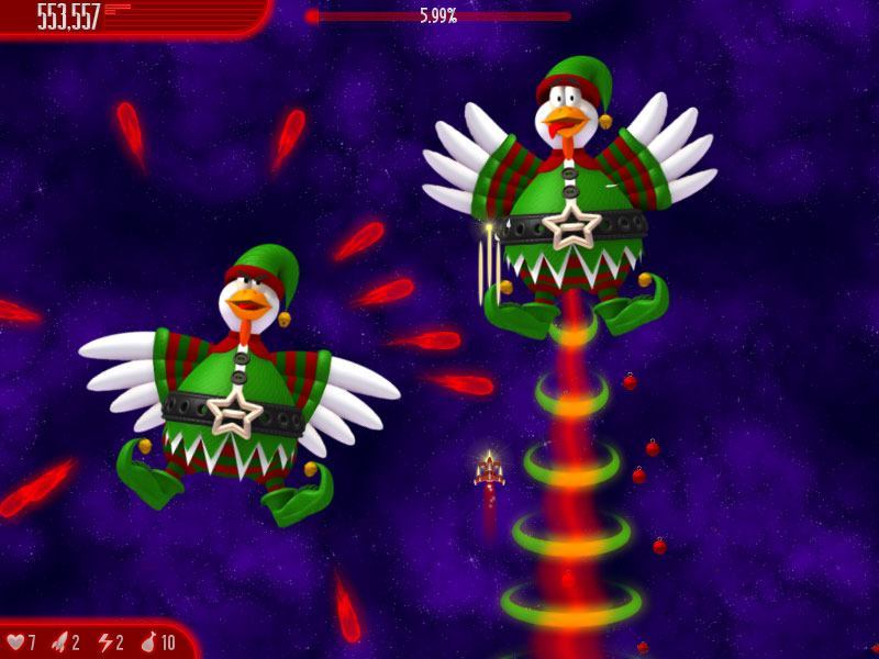 Chicken Invader: Ultimate Omelette Christmas Edition - Screenshot #1
