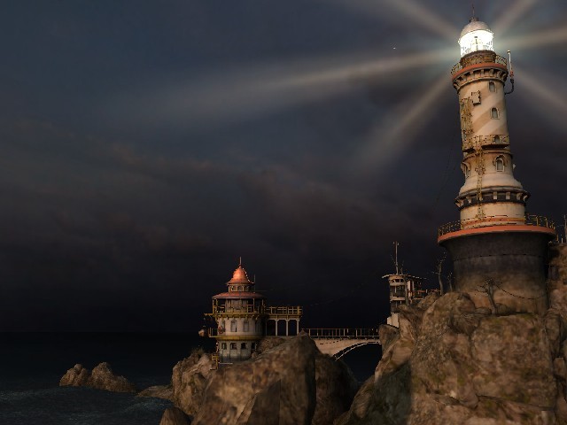 Lighthouse Point 3d Screensaver Download Man Made Lighthouse Wallpaper